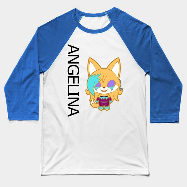 ANGELINA Baseball T-Shirt by CrazyMeliMelo